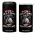 Native American 4 in 1 Can Cooler Tumbler No One Is Illegal On Stolen Land TS09 One Size: 16 oz Black Print Your Wear