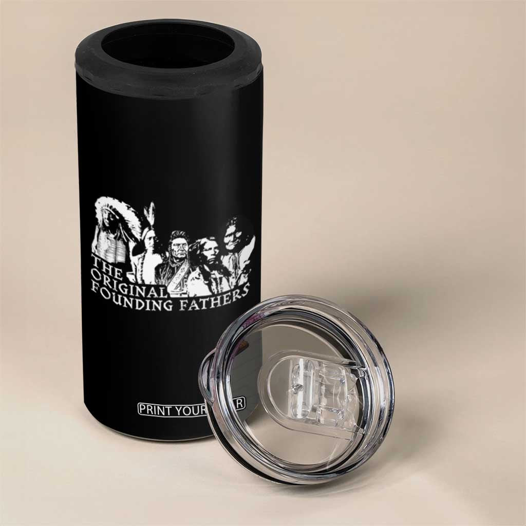 Native American Indian Original Founding Fathers 4 in 1 Can Cooler Tumbler TS09 Print Your Wear