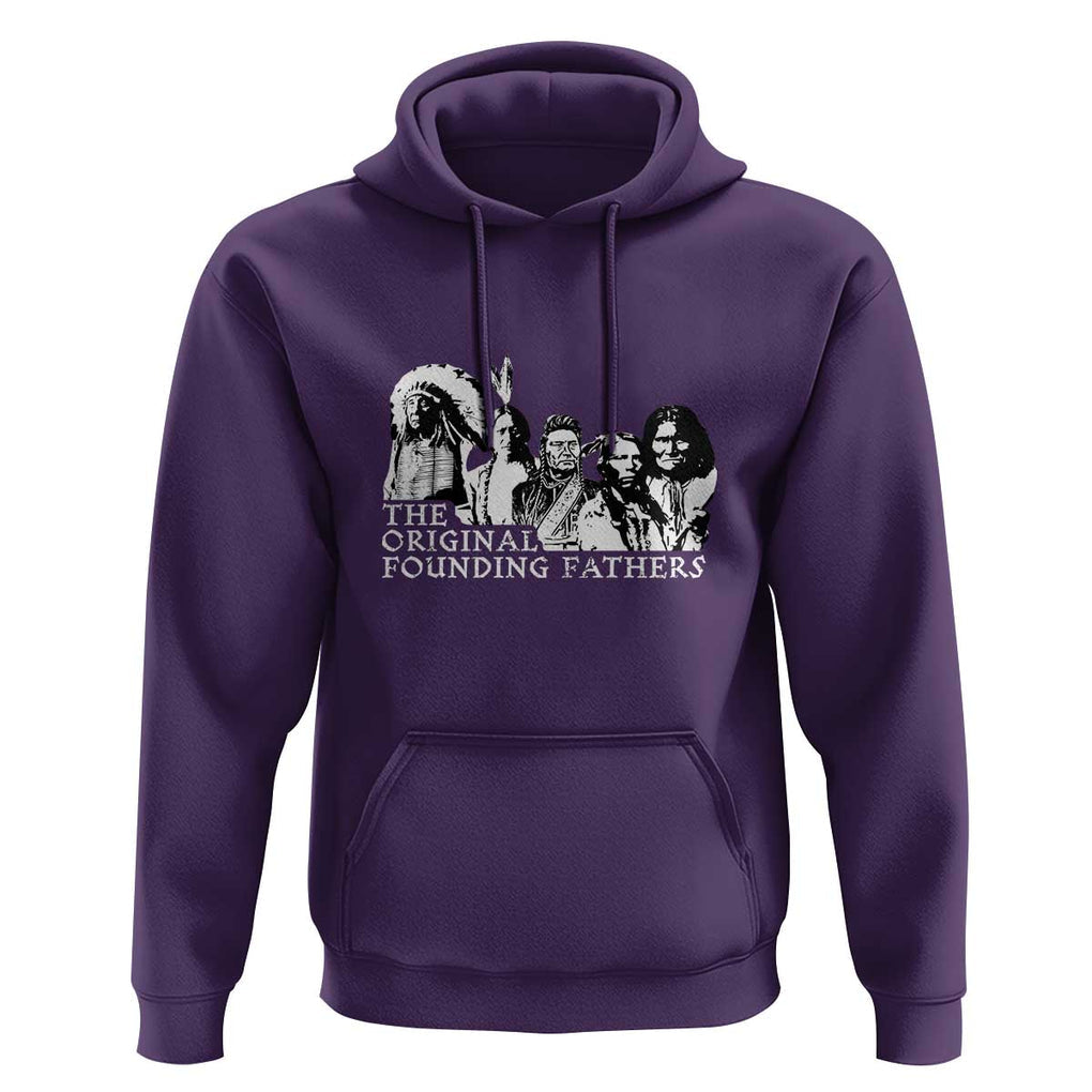 Native American Indian Original Founding Fathers Hoodie TS09 Purple Print Your Wear