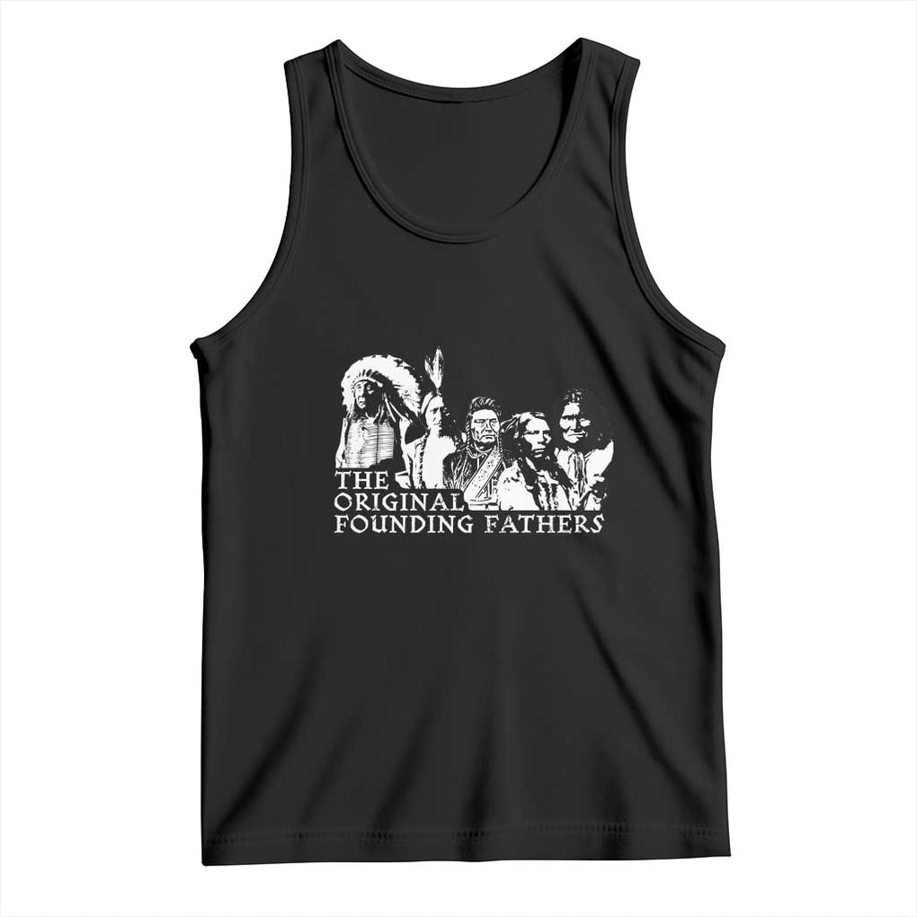 Native American Indian Original Founding Fathers Tank Top TS09 Black Print Your Wear