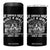 Native American 4 in 1 Can Cooler Tumbler We Should Have Built A Wall TS09 One Size: 16 oz Black Print Your Wear
