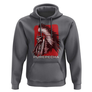Mexican Indian Purepecha Hoodie Mexico Indigenous Proud Chief Vintage TS09 Charcoal Print Your Wear