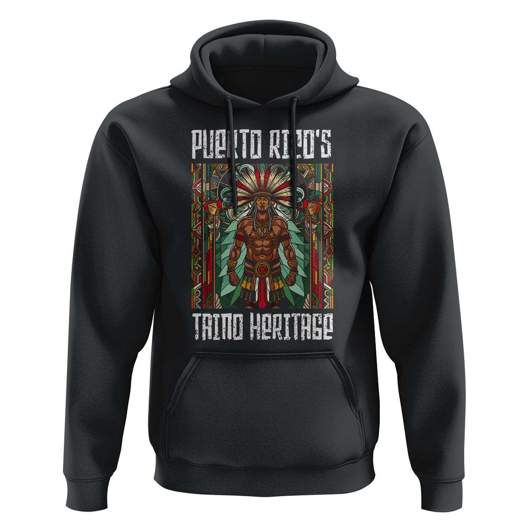 Puerto Rico Taino Heritage Hoodie Indigenous Warrior TS09 Black Print Your Wear