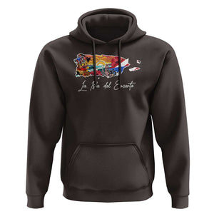 Puerto Rican Hoodie La Isla Del Encanto Puerto Rico TS09 Dark Chocolate Print Your Wear