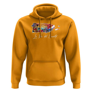 Puerto Rican Hoodie La Isla Del Encanto Puerto Rico TS09 Gold Print Your Wear