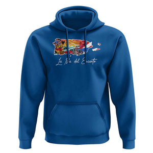 Puerto Rican Hoodie La Isla Del Encanto Puerto Rico TS09 Royal Blue Print Your Wear
