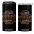 American Indian Legendary Retro Biker Motorcycle Rider 4 in 1 Can Cooler Tumbler TS09 One Size: 16 oz Black Print Your Wear