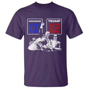 2nd Trump Assassination Attempt T Shirt Trump Wins Assassins 0 Trump 2 TS09 Purple Print Your Wear