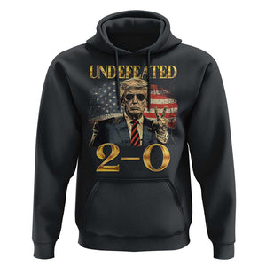 Trump Failed Assassination Hoodie Undefeated 2-0 Trump Wins TS09 Black Print Your Wear