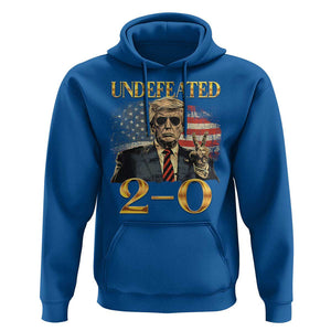 Trump Failed Assassination Hoodie Undefeated 2-0 Trump Wins TS09 Royal Blue Print Your Wear