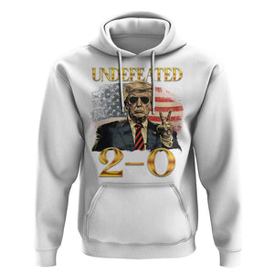 Trump Failed Assassination Hoodie Undefeated 2-0 Trump Wins TS09 White Print Your Wear