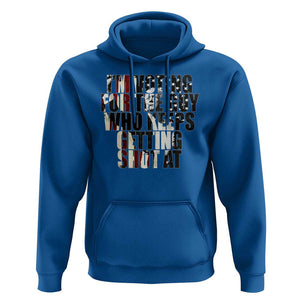 Trump 2024 Hoodie Im Vote For The Guy Who Keeps Getting Shot At Failed Assassination TS09 Royal Blue Print Your Wear