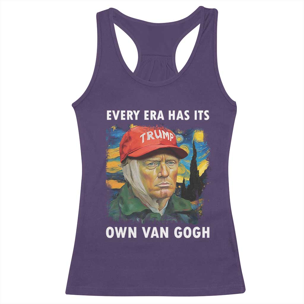Funny Trump Racerback Tank Top Every Era Has Its Own Van Gogh Starry Night TS09 Purple Print Your Wear