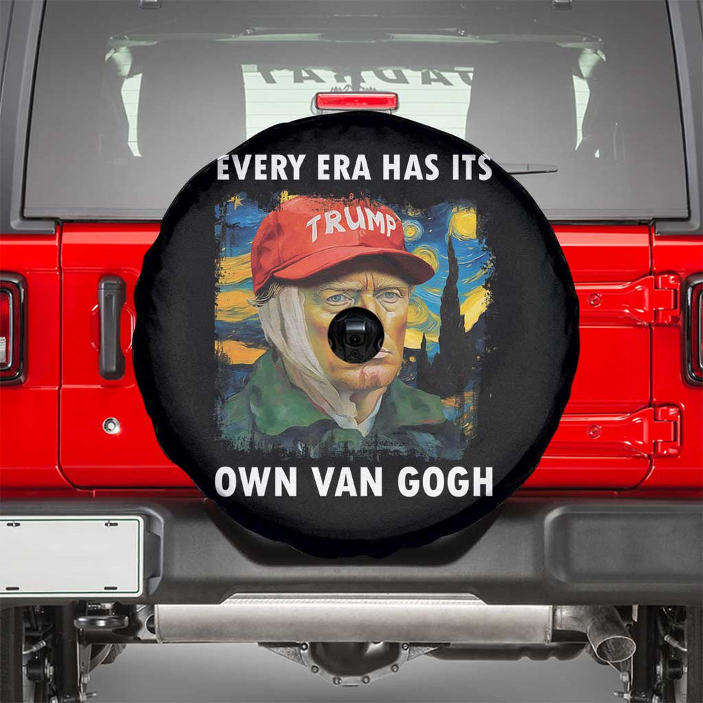 Funny Trump Spare Tire Cover Every Era Has Its Own Van Gogh Starry Night TS09 Black Print Your Wear