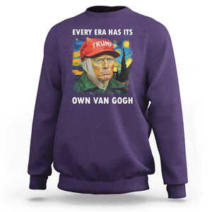 Funny Trump Sweatshirt Every Era Has Its Own Van Gogh Starry Night TS09 Purple Print Your Wear