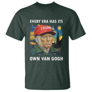 Funny Trump T Shirt Every Era Has Its Own Van Gogh Starry Night TS09 Dark Forest Green Print Your Wear