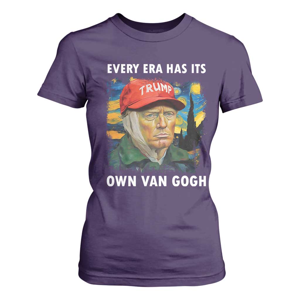Funny Trump T Shirt For Women Every Era Has Its Own Van Gogh Starry Night TS09 Purple Print Your Wear
