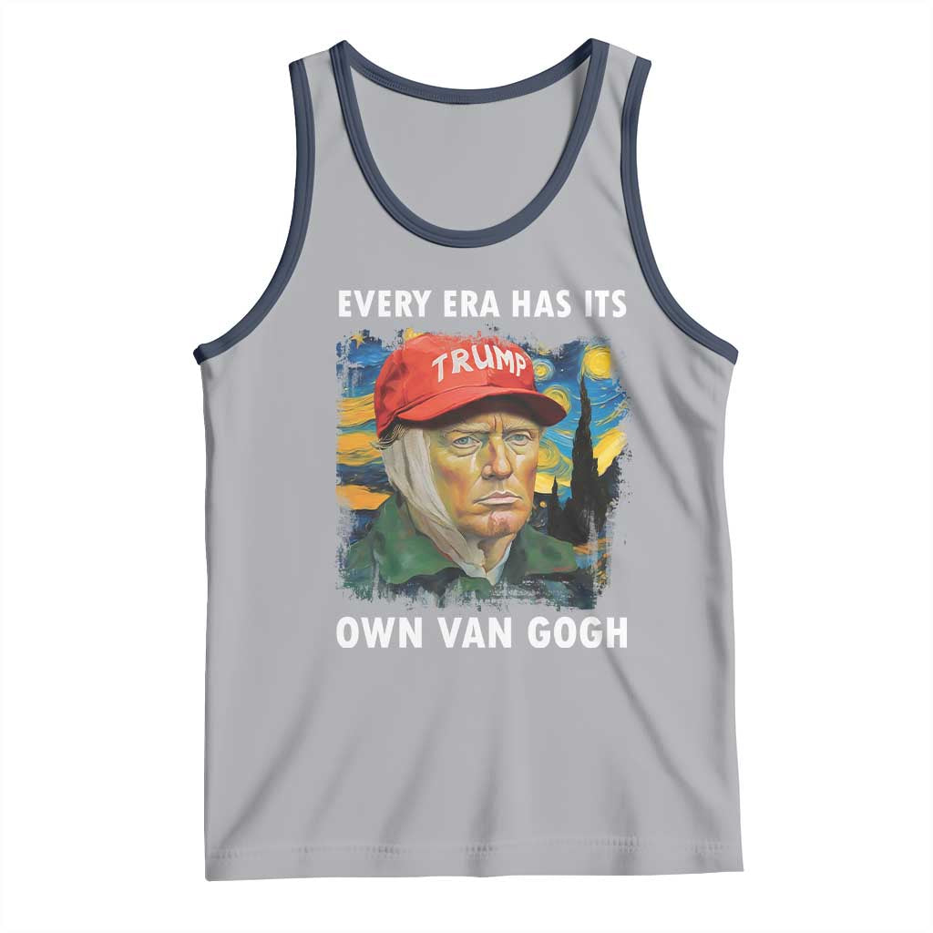 Funny Trump Tank Top Every Era Has Its Own Van Gogh Starry Night TS09 Athletic Heather Navy Print Your Wear
