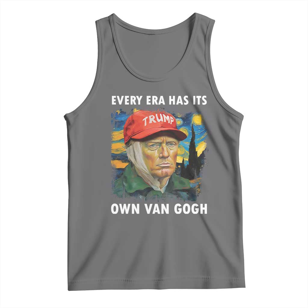 Funny Trump Tank Top Every Era Has Its Own Van Gogh Starry Night TS09 Black Heather Print Your Wear
