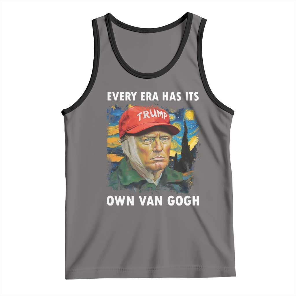 Funny Trump Tank Top Every Era Has Its Own Van Gogh Starry Night TS09 Deep Heather Black Print Your Wear