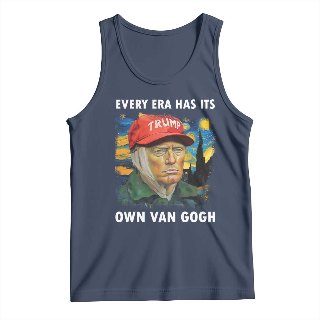 Funny Trump Tank Top Every Era Has Its Own Van Gogh Starry Night TS09 Navy Print Your Wear