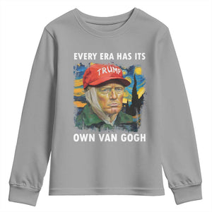 Funny Trump Youth Sweatshirt Every Era Has Its Own Van Gogh Starry Night TS09 Sport Gray Print Your Wear