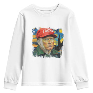 Funny Trump Youth Sweatshirt Every Era Has Its Own Van Gogh Starry Night TS09 White Print Your Wear