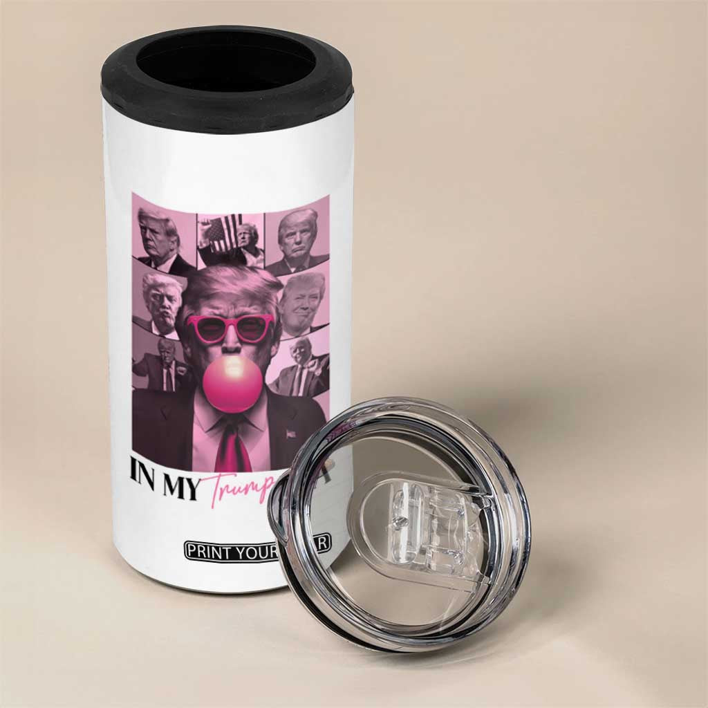 Trump Eras 4 in 1 Can Cooler Tumbler Trump Pink Era Tour TS09 Print Your Wear