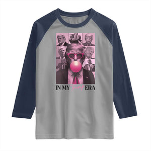 Trump Eras Raglan Shirt Trump Pink Era 2024 Tour TS09 Sport Gray Navy Print Your Wear