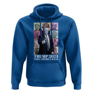 Trump Eras Hoodie Take America Back President 2024 TS09 Royal Blue Print Your Wear