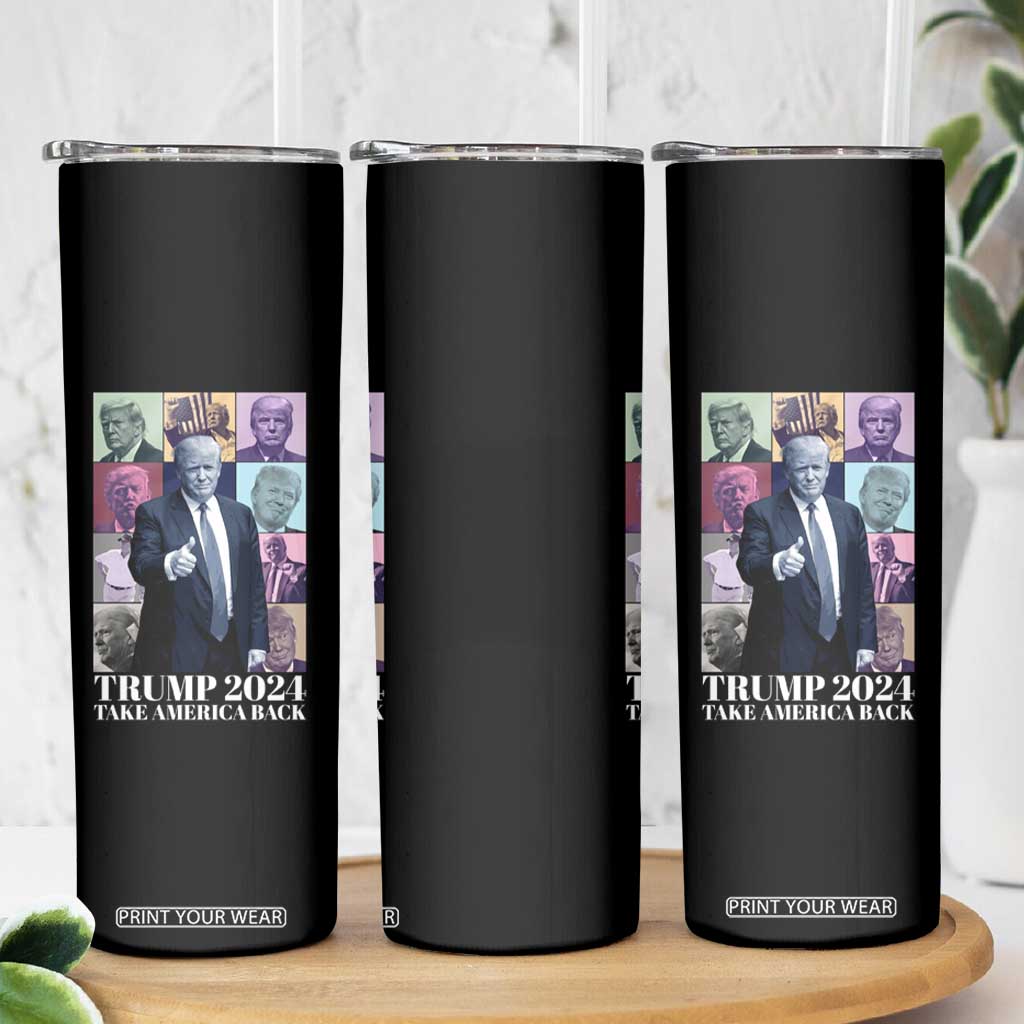 Trump Eras Skinny Tumbler Take America Back President TS09 Print Your Wear