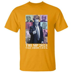 Trump Eras T Shirt Take America Back President 2024 TS09 Gold Print Your Wear