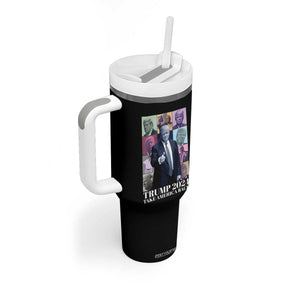 Trump Eras Tumbler With Handle Take America Back President TS09 Print Your Wear