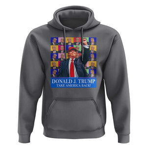 Trump Eras 2024 Hoodie Take America Back President 45 47 TS09 Charcoal Print Your Wear