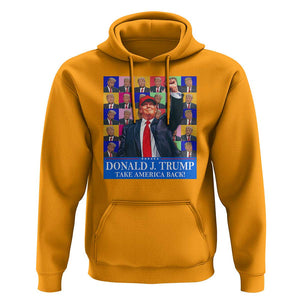 Trump Eras 2024 Hoodie Take America Back President 45 47 TS09 Gold Print Your Wear
