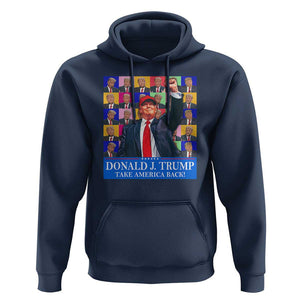 Trump Eras 2024 Hoodie Take America Back President 45 47 TS09 Navy Print Your Wear