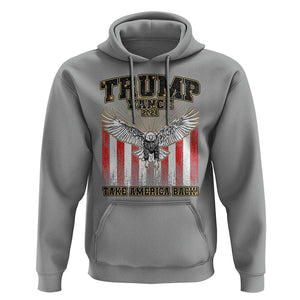 Trump Vance 2024 Hoodie American Eagle Flag US President Election TS09 Sport Gray Print Your Wear