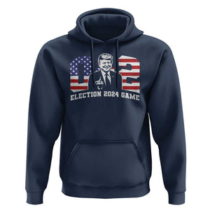 Trump Failed Assassination Attempt Hoodie Trump Wins 0-2 Fxxk Middle Finger TS09 Navy Print Your Wear