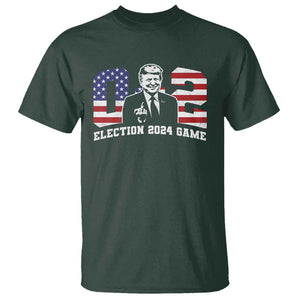 Trump Failed Assassination Attempt T Shirt Trump Wins 0-2 Fxxk Middle Finger TS09 Dark Forest Green Print Your Wear