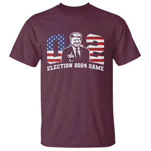 Trump Failed Assassination Attempt T Shirt Trump Wins 0-2 Fxxk Middle Finger TS09 Maroon Print Your Wear
