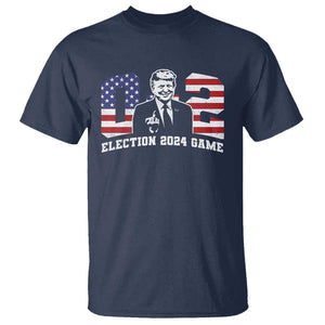 Trump Failed Assassination Attempt T Shirt Trump Wins 0-2 Fxxk Middle Finger TS09 Navy Print Your Wear