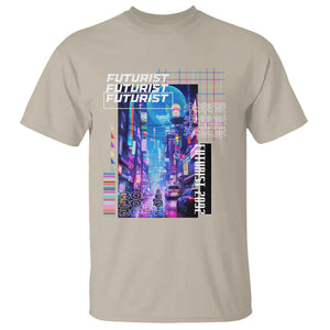 Japanese Cyberpunk T Shirt Tokyo Street Of Japan Night Futurist Aesthetic TS09 Sand Printyourwear