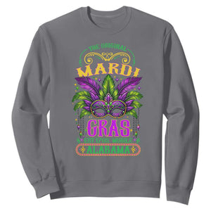 The Original Mardi Gras Mobile Alabama 1703 Sweatshirt TS09 Charcoal Print Your Wear