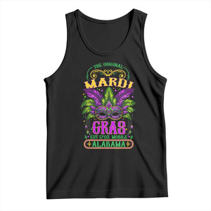The Original Mardi Gras Mobile Alabama 1703 Tank Top TS09 Black Print Your Wear