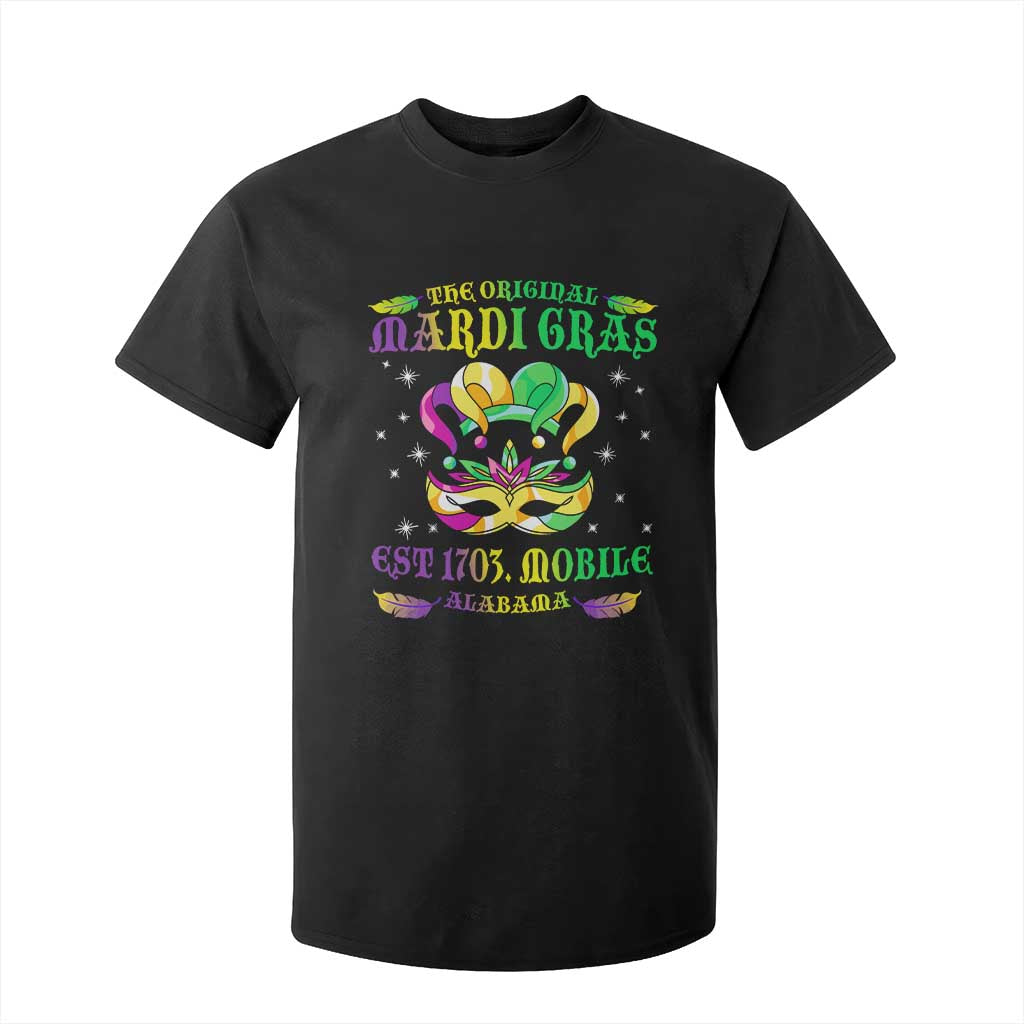 The Original Mardi Gras T Shirt For Kid Mobile Alabama 1703 TS09 Black Print Your Wear