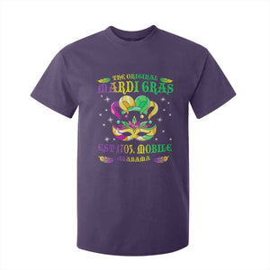 The Original Mardi Gras T Shirt For Kid Mobile Alabama 1703 TS09 Purple Print Your Wear