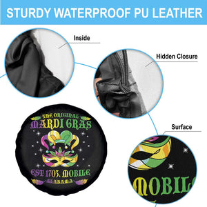 The Original Mardi Gras Spare Tire Cover Mobile Alabama 1703 TS09 Print Your Wear