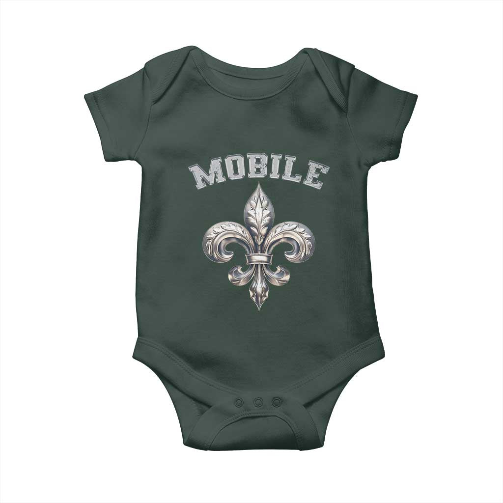 Mardi Gras Mobile Alabama Baby Onesie TS09 Print Your Wear