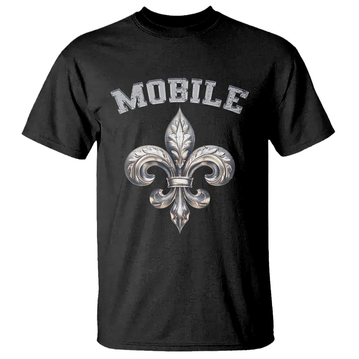 Mardi Gras Mobile Alabama T Shirt TS09 Black Print Your Wear