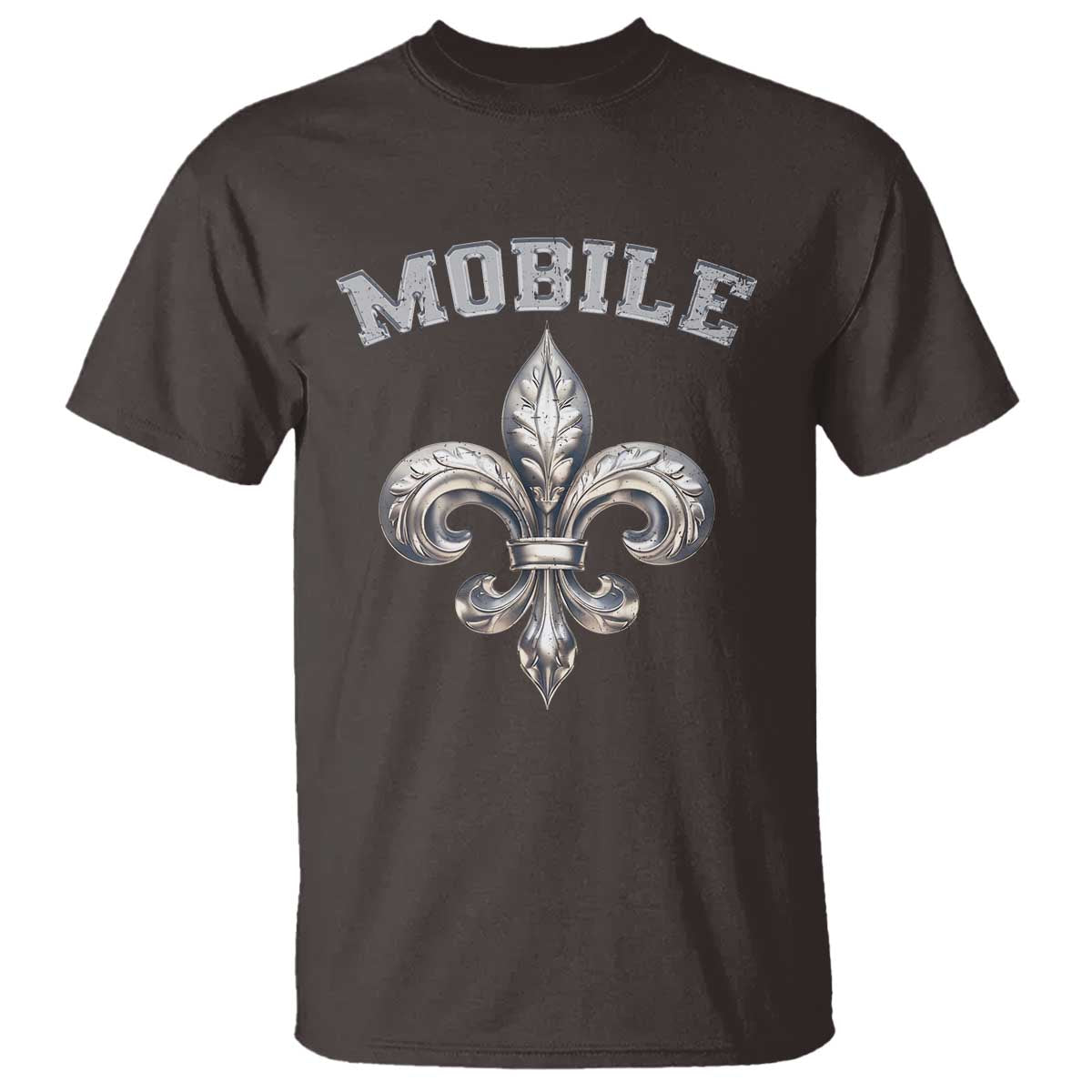 Mardi Gras Mobile Alabama T Shirt TS09 Dark Chocolate Print Your Wear